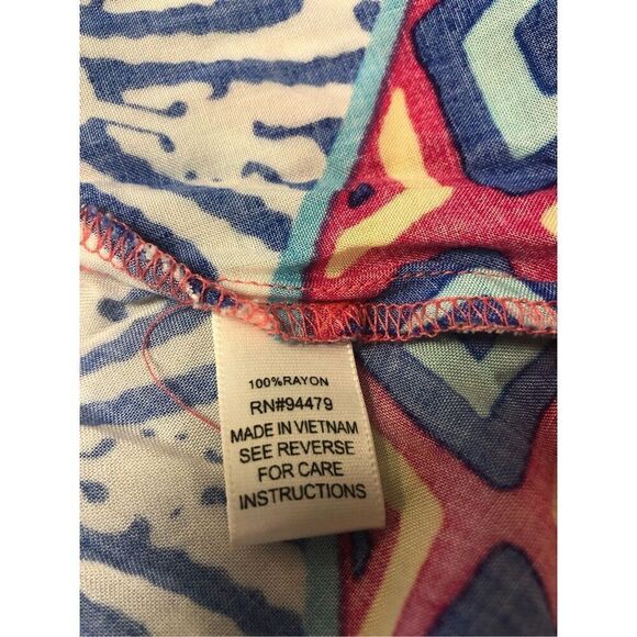 Magic Womens Maxi Skirt Flowy Multi Patterned Colorful Boho Gypsy Elastic Waist - Picture 6 of 8